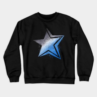 Cyber Y2K Star Aesthetic Downtown Girl 2000s Grunge Crewneck Sweatshirt